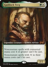 Gaddock Teeg - Foil Extended Art Promo Ultimate Box Toppers NM MTG