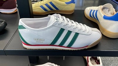 adidas Originals Italia 70s JS1325 Cloud White Collegiate Green