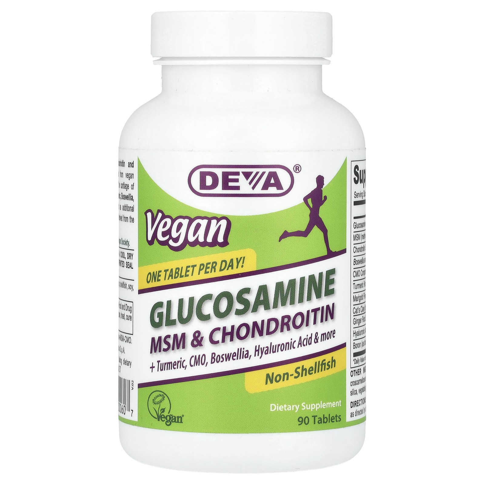 Vegan Glucosamine MSM - Chondroitin 90 Tablets 4790₽