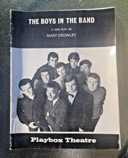 The Boys In The Band Original 1969 Playbox Theatre Program Mart Crowley