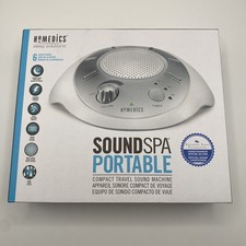 HoMedics SS-2000M Sound Spa Portable White  6 Nature Sounds Sleep Machine NEW