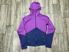 Nike Tech Fleece Full Zip Jacket Hooded Pockets Purple Women's Medium