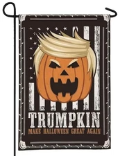 Trumpkin Make Halloween Great Again Garden Flag