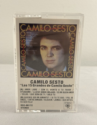 Camilo Sesto Las 15 Grandes de Camilo Sesto CBS Cassette 1990 Stereo DCC-80172