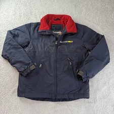 Abercrombie  Fitch Jacket Boys XL Blue Mountain Fleece Lined Outdoor Hiking