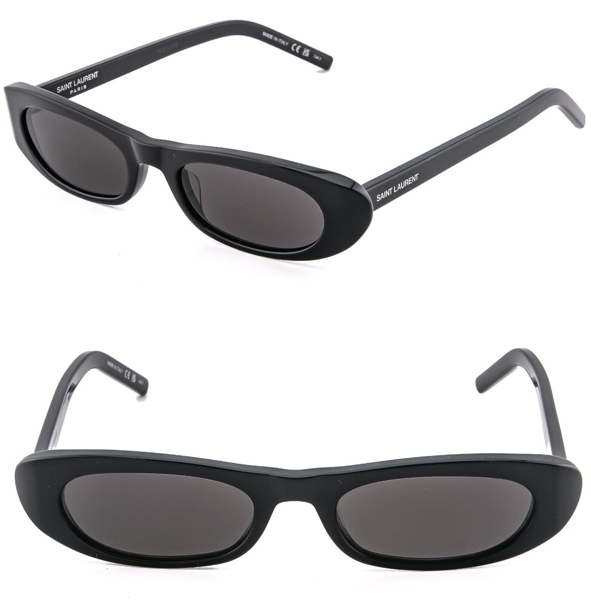 SAINT LAURENTサンローラン SL557 BLACK 001 Saint Laurent 145mm Black Frame Women's Sunglasses (SL557 SHADE