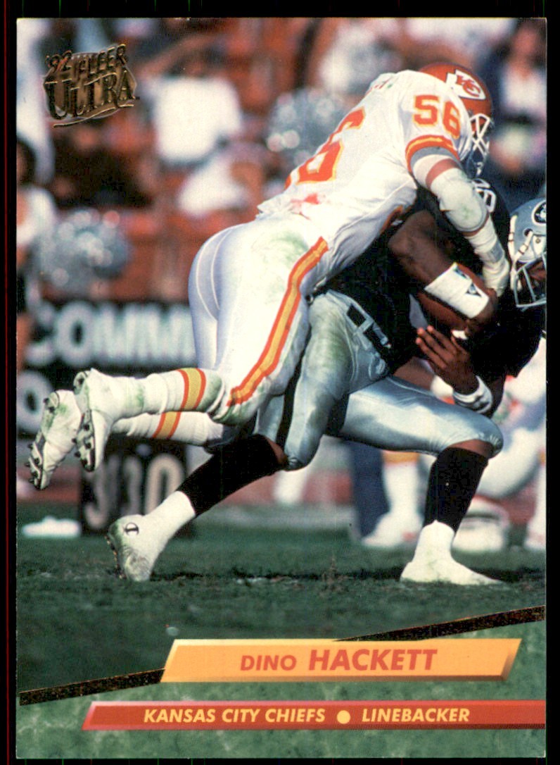 1992 Ultra Dino Hackett Kansas City Chiefs #170