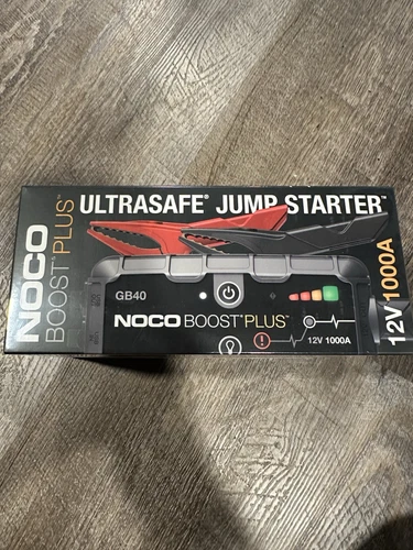 NOCO GB40 Boost Plus 1000A 12V Ultrasafe Jump Starter Li-Ion Complete