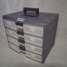 The Container Store 4-Drawer Storage Organizer Crafts Parts Bin Portable