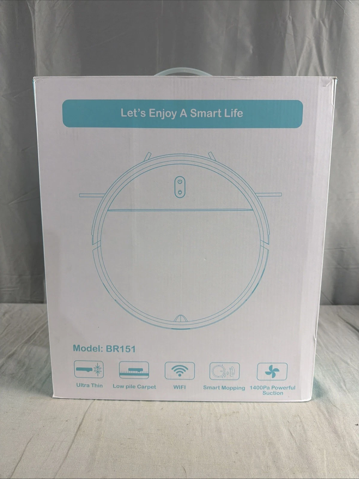 Let’s Enjoy A Smart Life Model BR151 Smart Mop And Dust Clean Robot Vacuum