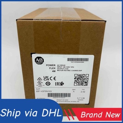 22F-V2P5N103 PowerFlex 4M 0.4kW 0.5HP 120V 1Ph 2.5A VFD New Free Ship