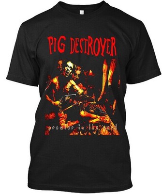 Limited New Pig Destroyer Prowler in the Yard American Grind Music T-SHIRT S-4XL