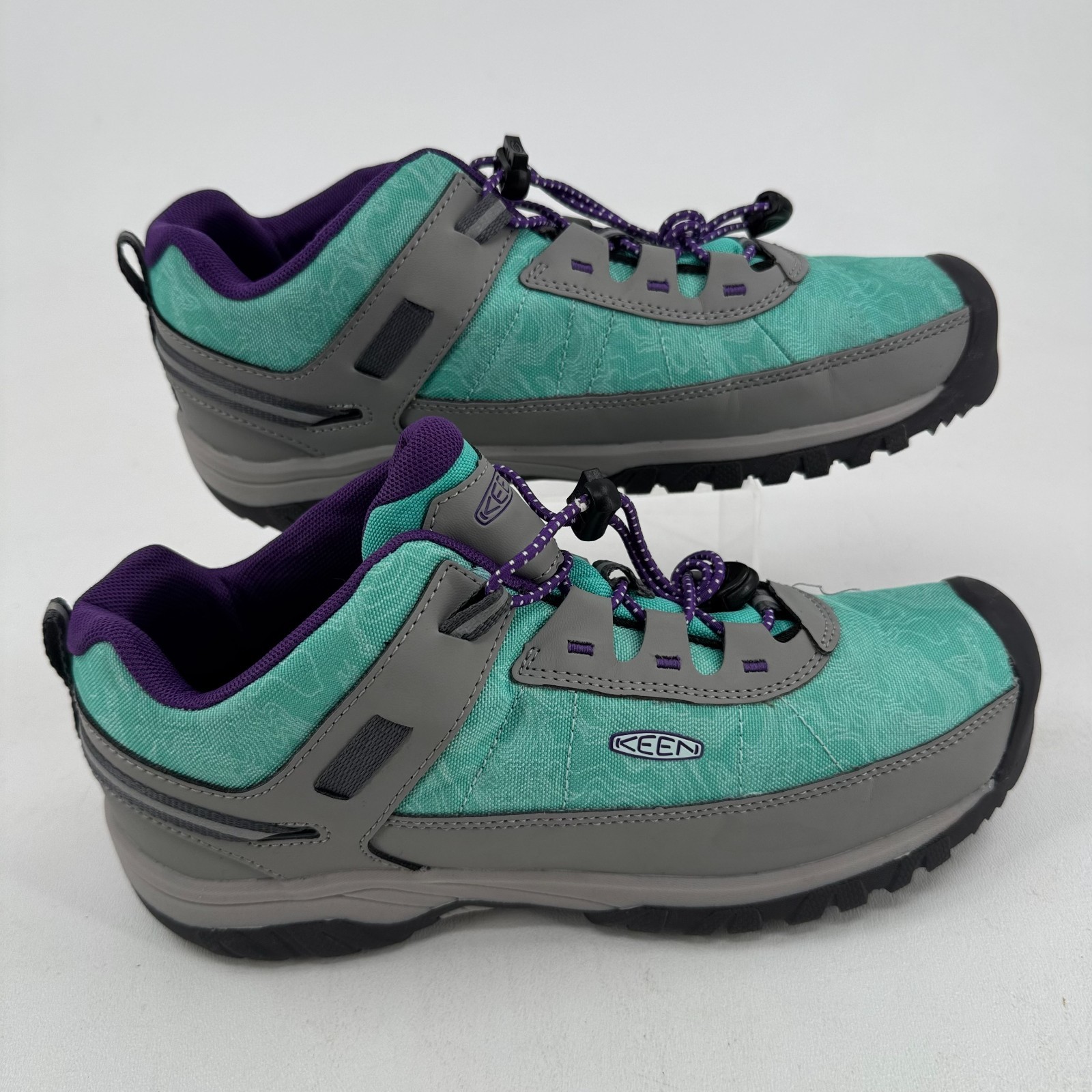 Scarpe da trekking sportive Keen Targhee GIOVANI RAGAZZE grigio viola verde acqua 1026065 TAGLIA 7