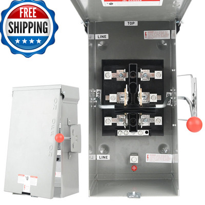 Lezbanz Manual Transfer Switch 100 Amp Nema 4X Generator Transfer Switch For
