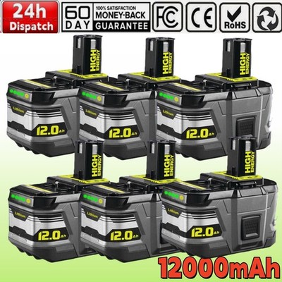 2PACK For RYOBI 18V 8.0Ah P108 High Capacity Battery 18Volt Lithium-Ion One Plus