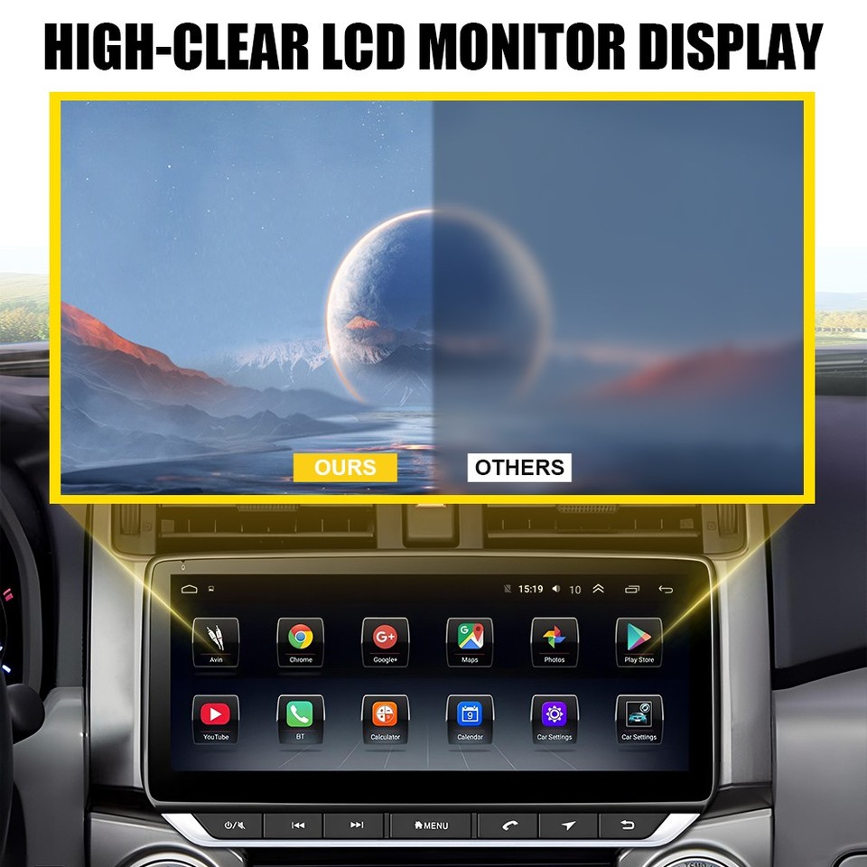 6.1'' Touch Screen Glass Digitizer For Toyota Scion Corolla Highlander APP Radio