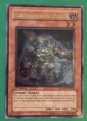 Plaguespreader Zombie [Ultimate Rare 1st Edition] CSOC-EN031 YuGiOh Crossroads of Chaos card