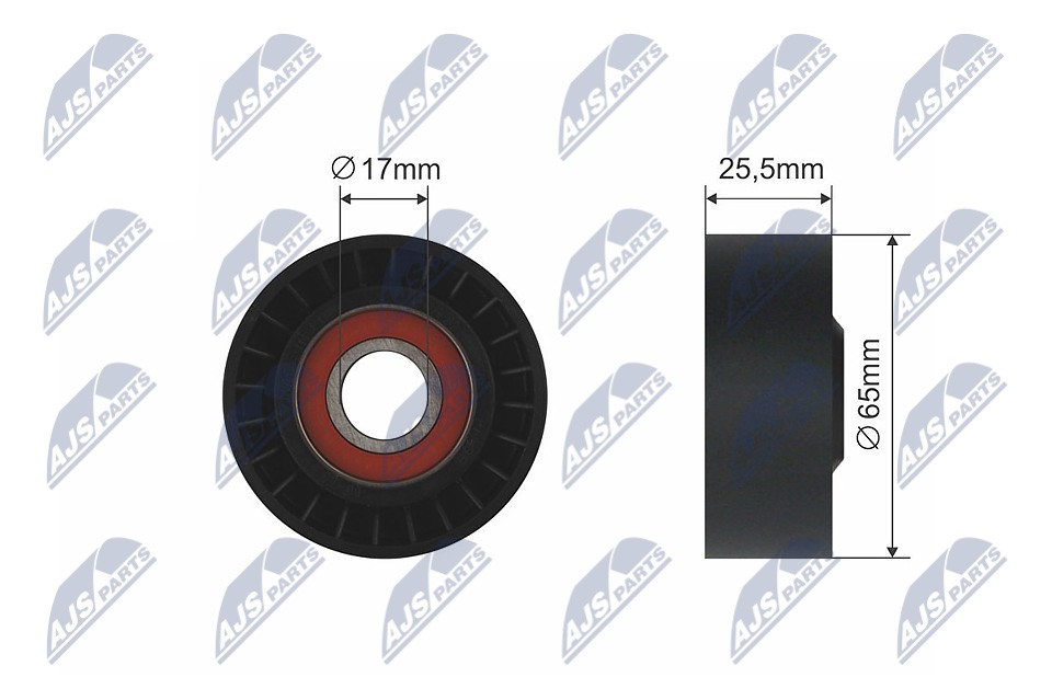 V-belt tensioner pulley RNK-ME-009 NTY for MERCEDES-BENZ VITO / MIXTO Van VIANO - Image 6