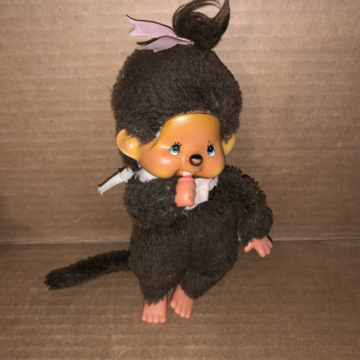 Vintage 1974 Monchhichi Sekiguchi Plush Monkey Toy | eBay