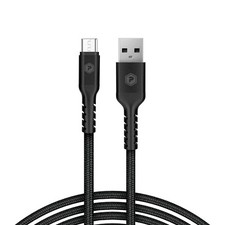 USB A To Micro USB Cable 6ft Braided Nylon Metallic Charge Sync Cord