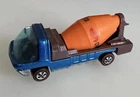 Vintage Hot Wheels Redline The Heavyweights Blue Cement Mixer Truck
