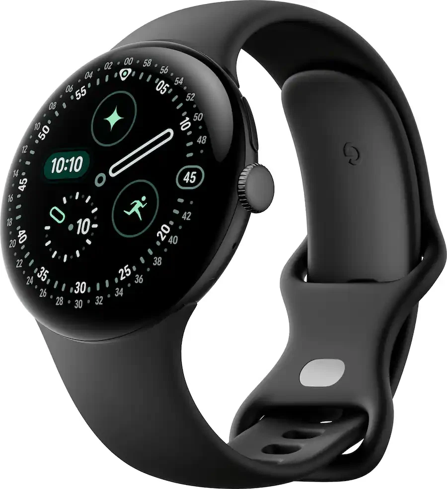 Google Pixel Watch 4 45mm WiFi GPS Obsidian Matte Black GA09962-US 4th Gen