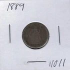 1889 Seated Liberty Dime H011 !!!Free Shipping!!!