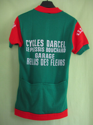 Maillot Cycliste vintage Darcel Le plessis 70'S VSSFPB Acrylique jersey - S | eBay