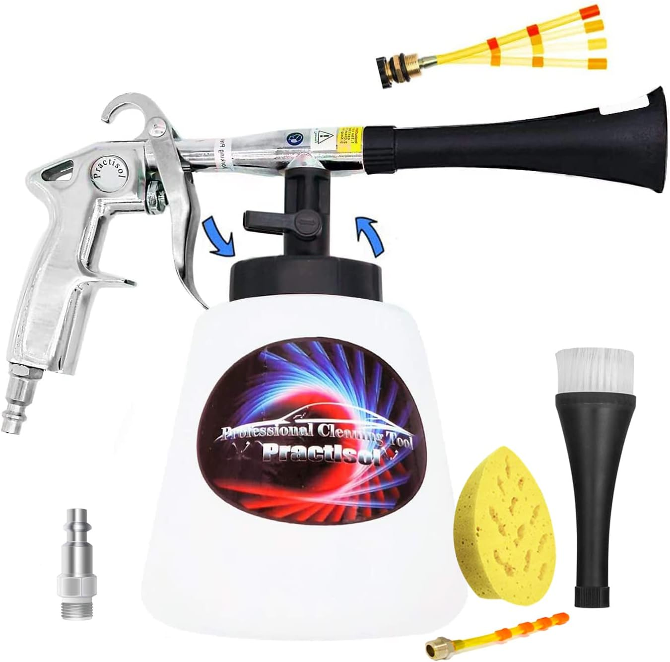 Car Interior Cleaner, Auto Detail Tools Car Detailing Kit(Needs Air Compressor)