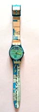 MENDINI METROCAPE WATCH-1990- GN109- NEW NEVER WORN