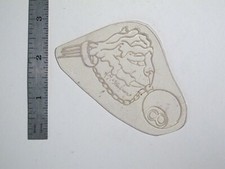 vtg 1960s 1970s Tattoo acetate stencil 8Ball and Chain signed SK4