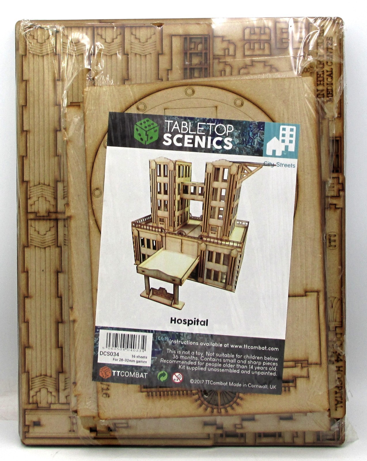 TTCombat DCS034 Hospital (City Scenics) Terrain Kit Building Modern Scenery NIB TTCombat DCS034 Hospital (City Scenics) Terrain Kit Building Modern Scenery NIB