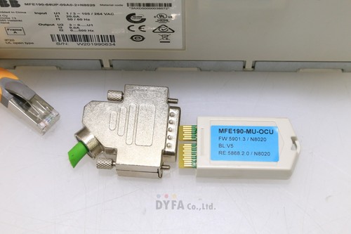 ABB used MFE190-04UP-09A0-2+N8020 With MFE190-MU-OCU DRV-I-3941=9E35 - Picture 13 of 15