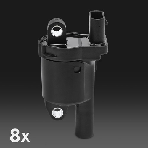 8Pcs Round Ignition Coil & 8Pcs Iridium Spark Plug for Chevy Silverado 1500 GMC - Picture 6 of 8