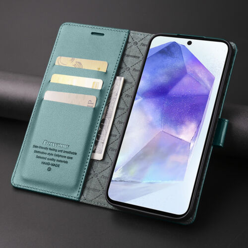 Custodia a portafoglio magnetica in pelle per Samsung Galaxy A15 A25 A35 A55 - Foto 13 di 33
