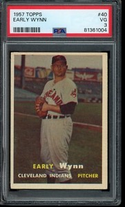 1957 Topps #40 Early Wynn (HOF) - PSA 3
