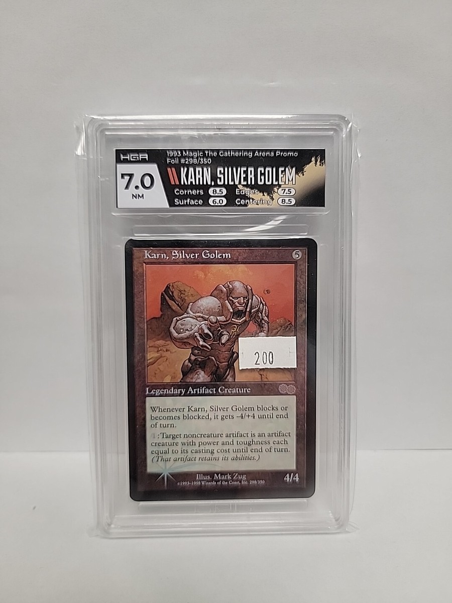 銀のゴーレム、カーン/Karn, Silver Golem(アリーナ)【foil Karn, Silver Golem Foil Promo MTG HGA 7 | eBay