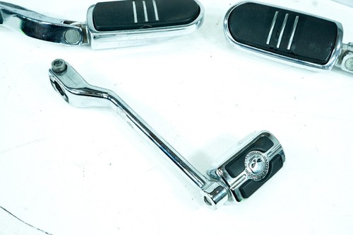 13 Harley Electra Ultra Touring Left & Right Floorboard Foot Rest Skull 1328 - Picture 11 of 15