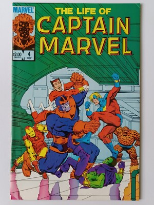 The Life Of Captain Marvel #4 - Thanos Cover! - Combined Shipping + Great Pics!