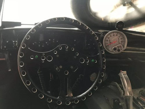 13.5" Super Max Lightweight Drag Racing Performance Drift Steering Wheel 5-Bolt - Picture 3 of 3