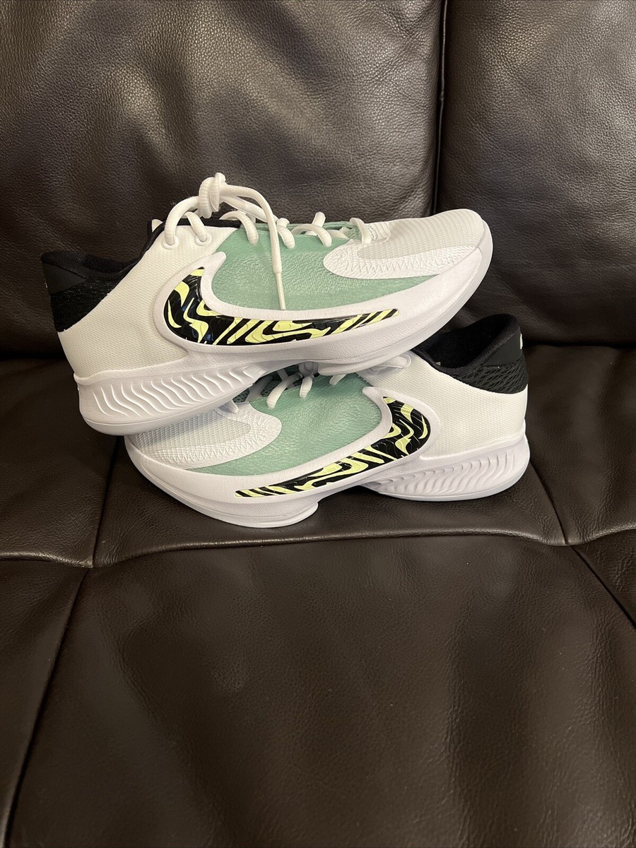 シューズ(男性用) NIKE Zoom Freak 4 \"Greek Coastline Nike Zoom Freak 4 Mens Greek Coastline Wonder World White