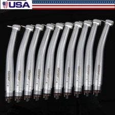 10* Dental High Speed Handpiece Standard Head Turbine 4Hole SANDENT Fit NSK PANA