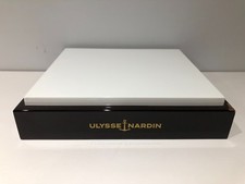 ULYSSE NARDIN Wood Base Stand Display Expositor - 24 X 21.5 X 5 Cm