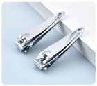 2X Professional Stainless Steel Toe Nail Fingernail Clippers Straight Cut Style