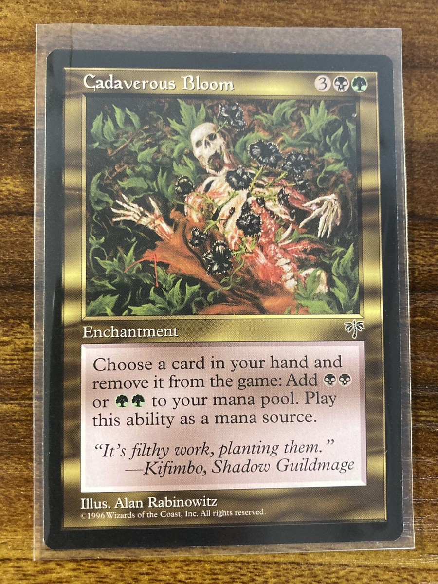 MTGCADAVEROUS BLOOMMirage NM/MINT RARE Enchantment 1996 RESERVE LIST  Unplayed