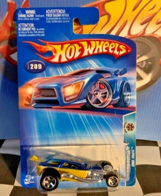 Hot Wheels 2004 Roll Patrol 10/10 209 Surf Crate Blue/Yellow 5sp