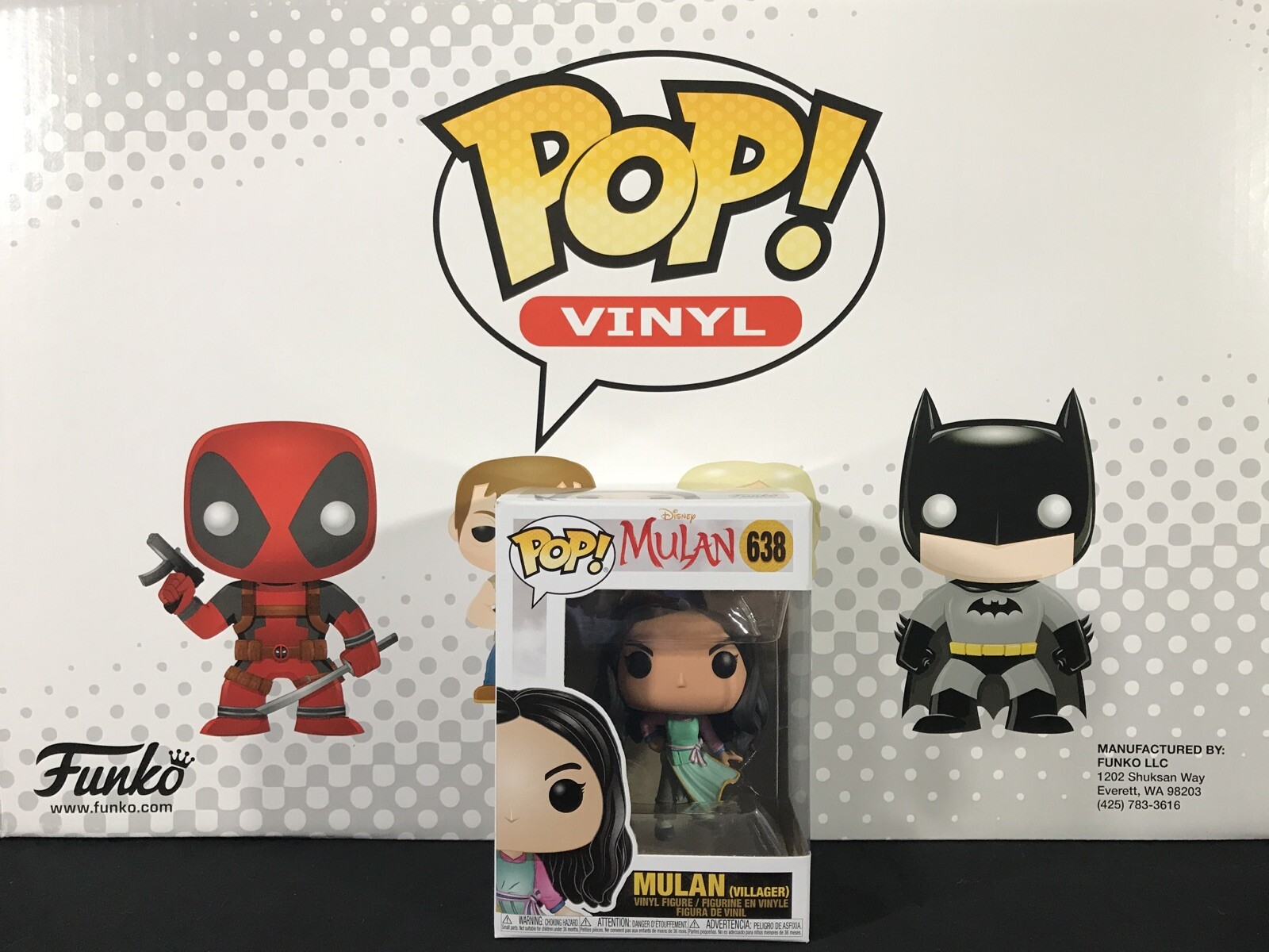 Funko Pop Disney Mulan # 638 Mulan (Villager) Nib