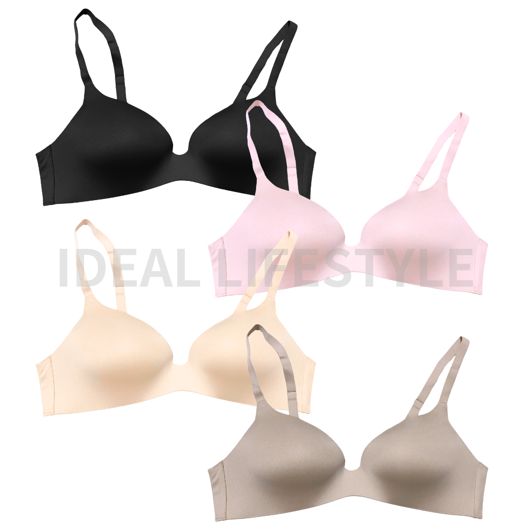 UNIQLO Wireless Bra 3D Hold Black/Pink/31 Beige/32 Beige Women 473913 NWT