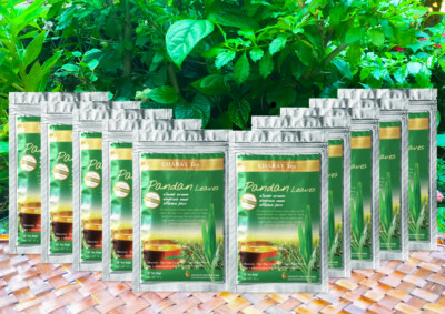 10 Pandan Leaves Herbal Tea Bags Relieve joint pain & Sweet aroma ,improve mood