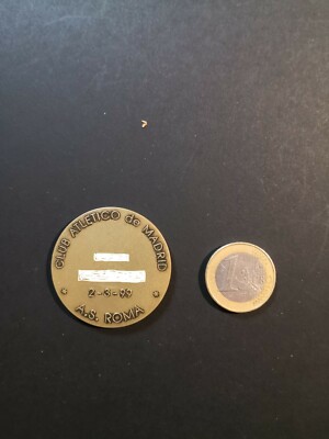 Médaille AS Roma – Personal Jet – Atlético Madrid / Roma – Coupe UEFA 02/02/1999